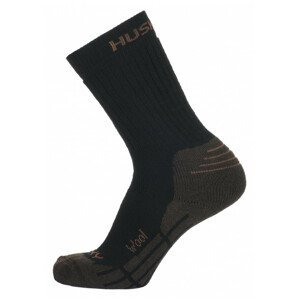 Ponožky Husky All Wool Velikost ponožek: 36-40 / Barva: hnědá