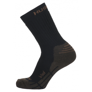 Ponožky Husky All Wool Velikost ponožek: 45-48 / Barva: hnědá