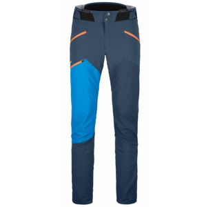 Pánské kalhoty Ortovox Westalpen Softshell Pants M Velikost: L / Barva: modrá