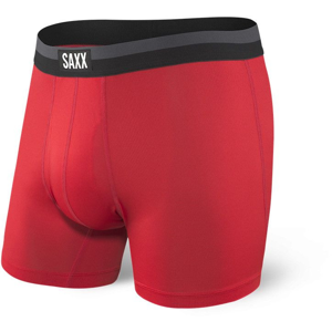 Pánské boxerky Saxx Sport Mesh BB Fly Velikost: L / Barva: červená