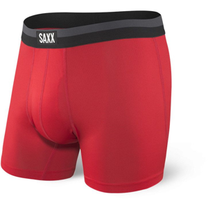 Pánské boxerky Saxx Sport Mesh BB Fly Velikost: M / Barva: červená