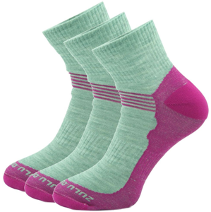 Ponožky Zulu Merino Lite Women 3 pack Velikost ponožek: 35-38 / Barva: růžová