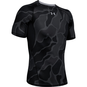 Pánské triko Under Armour HG ARMOUR SS NOV Velikost: XXL / Barva: černá