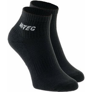 Ponožky Hi-Tec Quarro 3-Pack Velikost ponožek: 36-39 / Barva: černá