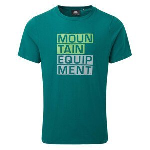 Pánské triko Mountain Equipment Block Letter Tee Velikost: S / Barva: modrá
