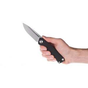 Zavírací nůž Acta non verba Z200 Stonewsh/Plain Edge,Dural Barva: černá