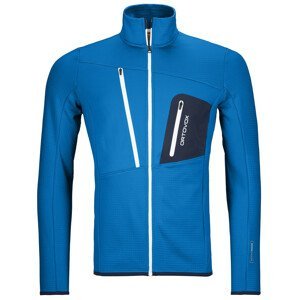 Pánská mikina Ortovox Fleece Grid Jacket Velikost: M / Barva: modrá