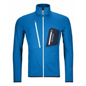 Pánská mikina Ortovox Fleece Grid Jacket Velikost: L / Barva: modrá