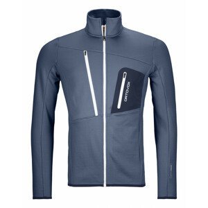 Pánská mikina Ortovox Fleece Grid Jacket Velikost: L / Barva: tmavě modrá