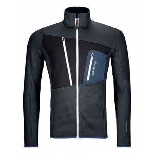 Pánská mikina Ortovox Fleece Grid Jacket Velikost: M / Barva: černá