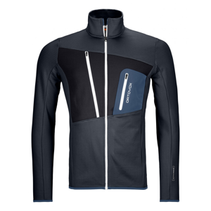 Pánská mikina Ortovox Fleece Grid Jacket Velikost: L / Barva: černá