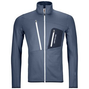 Pánská mikina Ortovox Fleece Grid Jacket Velikost: XL / Barva: světle modrá