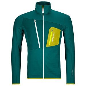 Pánská mikina Ortovox Fleece Grid Jacket Velikost: S / Barva: zelená
