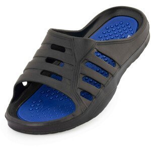 Pánské pantofle Alpine Pro Lois Velikost bot (EU): 41 / Barva: černá/modrá