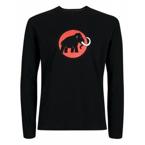 Pánské triko Mammut Logo Longsleeve Men Velikost: XL / Barva: černá
