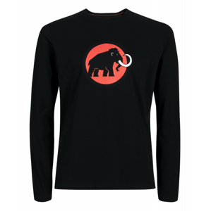 Pánské triko Mammut Logo Longsleeve Men Velikost: XXL / Barva: černá