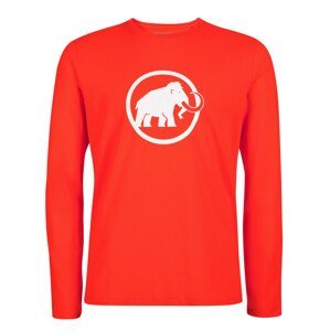 Pánské triko Mammut Logo Longsleeve Men Velikost: M / Barva: červená