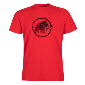 Pánské triko Mammut Logo T-Shirt Men Velikost: L / Barva: matná červená