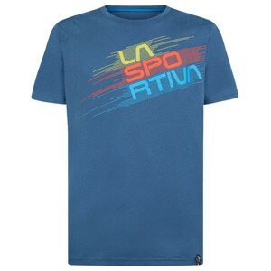 Pánské triko La Sportiva Stripe Evo T-Shirt M Velikost: XL Barva: modrá