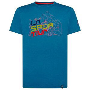 Pánské triko La Sportiva Cubic T-Shirt M Velikost: M / Barva: modrá
