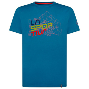 Pánské triko La Sportiva Cubic T-Shirt M Velikost: XL / Barva: modrá