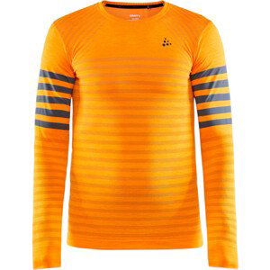 Pánské triko Craft Fuseknit Comfort Blocked Velikost: M / Barva: oranžová