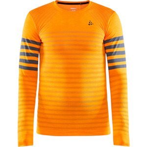 Pánské triko Craft Fuseknit Comfort Blocked Velikost: L / Barva: oranžová