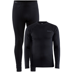 Pánský set Craft Core Warm Baselayer Velikost: XXL / Barva: černá