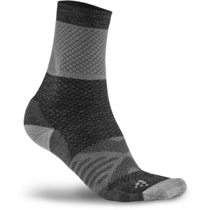 Ponožky Craft XC Warm Velikost ponožek: 40-42 / Barva: šedá