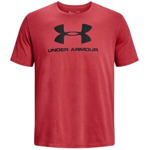 Triko Under Armour Sportstyle Logo SS Velikost: XL / Barva: červená/černá