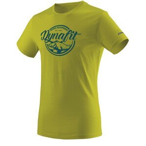 Pánské triko Dynafit Graphic Co M S/S Tee Velikost: M / Barva: žlutá