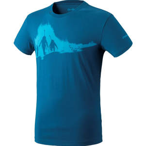 Pánské triko Dynafit Graphic Co M S/S Tee Velikost: M / Barva: světle modrá