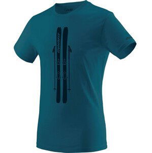 Pánské triko Dynafit Graphic Co M S/S Tee Velikost: L / Barva: modrá/černá