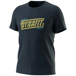 Pánské triko Dynafit Graphic Co M S/S Tee Velikost: M / Barva: modrá/žlutá