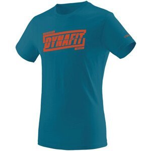 Pánské triko Dynafit Graphic Co M S/S Tee Velikost: L / Barva: modrá/fialová
