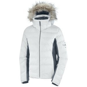 Dámská bunda Salomon Stormcozy Jacket W Velikost: M / Barva: bílá