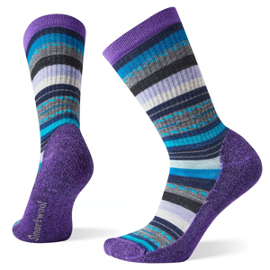 Dámské ponožky Smartwool W Hike Light Margarita Crew Velikost ponožek: 34-37 / Barva: fialová