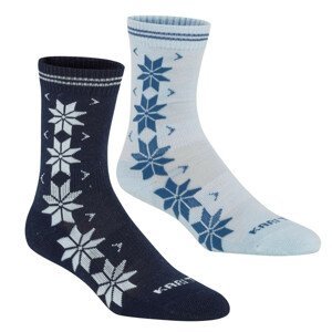 Dámské ponožky Kari Traa Vinst Wool Sock 2PK Velikost ponožek: 36-38 / Barva: bílá