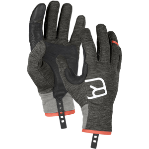 Pánské rukavice Ortovox Fleece Light Glove M Velikost rukavic: L / Barva: tmavě šedá