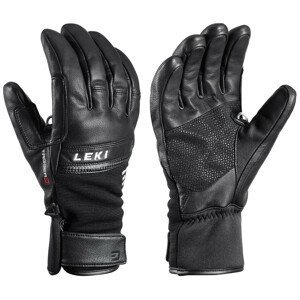 Lyžařské rukavice Leki Lightning 3D Velikost rukavic: 9 / Barva: černá/bílá