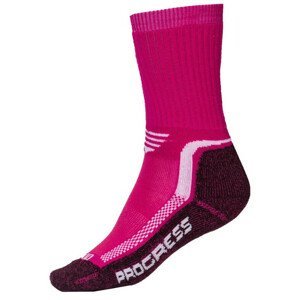 Dětské ponožky Progress DT KWS 26PU Kids Winter Sox Velikost ponožek: 26-29 / Barva: růžová