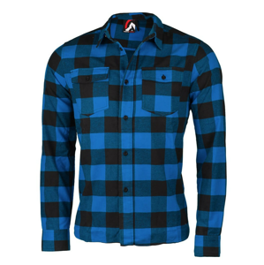 Pánská košile Northfinder Runah Velikost: XL / Barva: modrá/černá