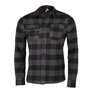 Pánská košile Northfinder Runah Velikost: XXL / Barva: šedá/černá