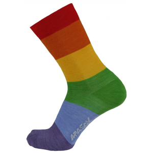 Ponožky Apasox Cima Velikost ponožek: 35-38 / Barva: červená/modrá