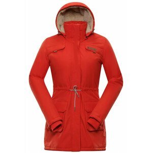 Dámský kabát Alpine Pro Edite 5 Velikost: M / Barva: červená