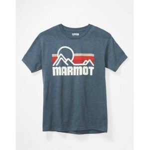Pánské triko Marmot Coastal Tee SS kr.r. Velikost: M / Barva: modrá