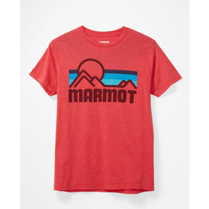 Pánské triko Marmot Coastal Tee SS kr.r. Velikost: XL / Barva: červená