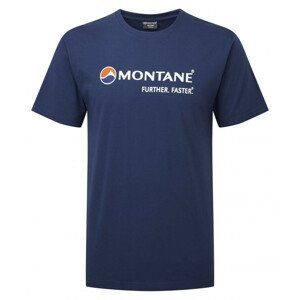 Pánské triko Montane Logo T-Shirt Velikost: XXL / Barva: modrá