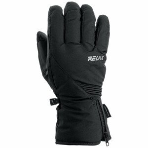 Lyžařské rukavice Relax Thunder Velikost rukavic: L / Barva: černá