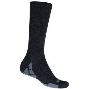Ponožky Sensor Hiking Merino Velikost ponožek: 39-42 / Barva: černá/šedá